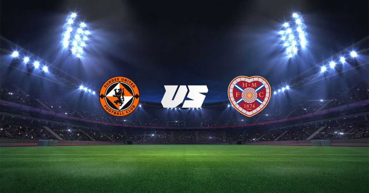 dundee united vs hearts flags