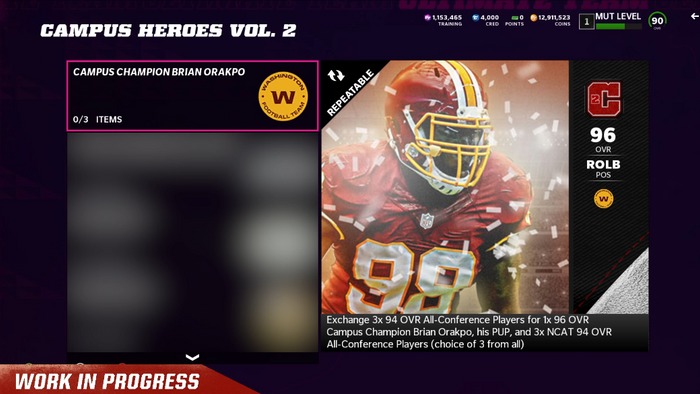 Madden 22 Campus Heroes 2 
