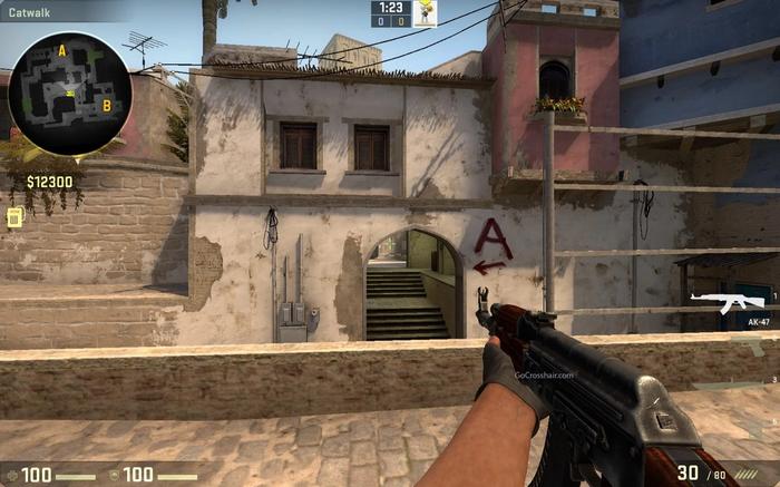 A screenshot of the CS:GO map Inferno