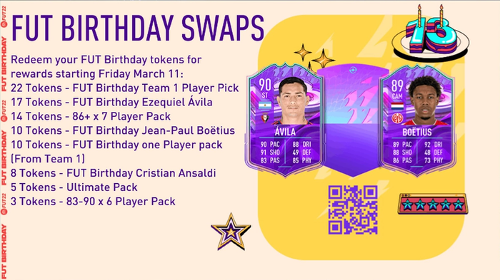 fut birthday swaps rewards fifa 22