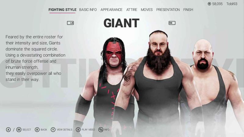 WWE 2K19: All MyPLAYER Fighting Styles - Full List & Guide