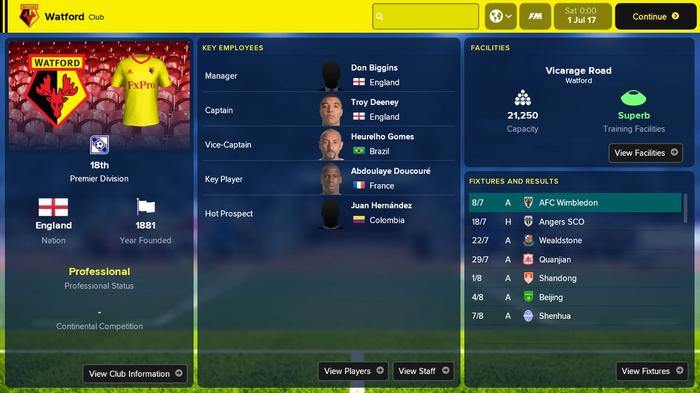 Football Manager Touch receives first call up from Nintendo Switch