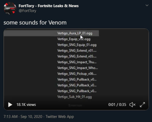 Venom Sound Files 1