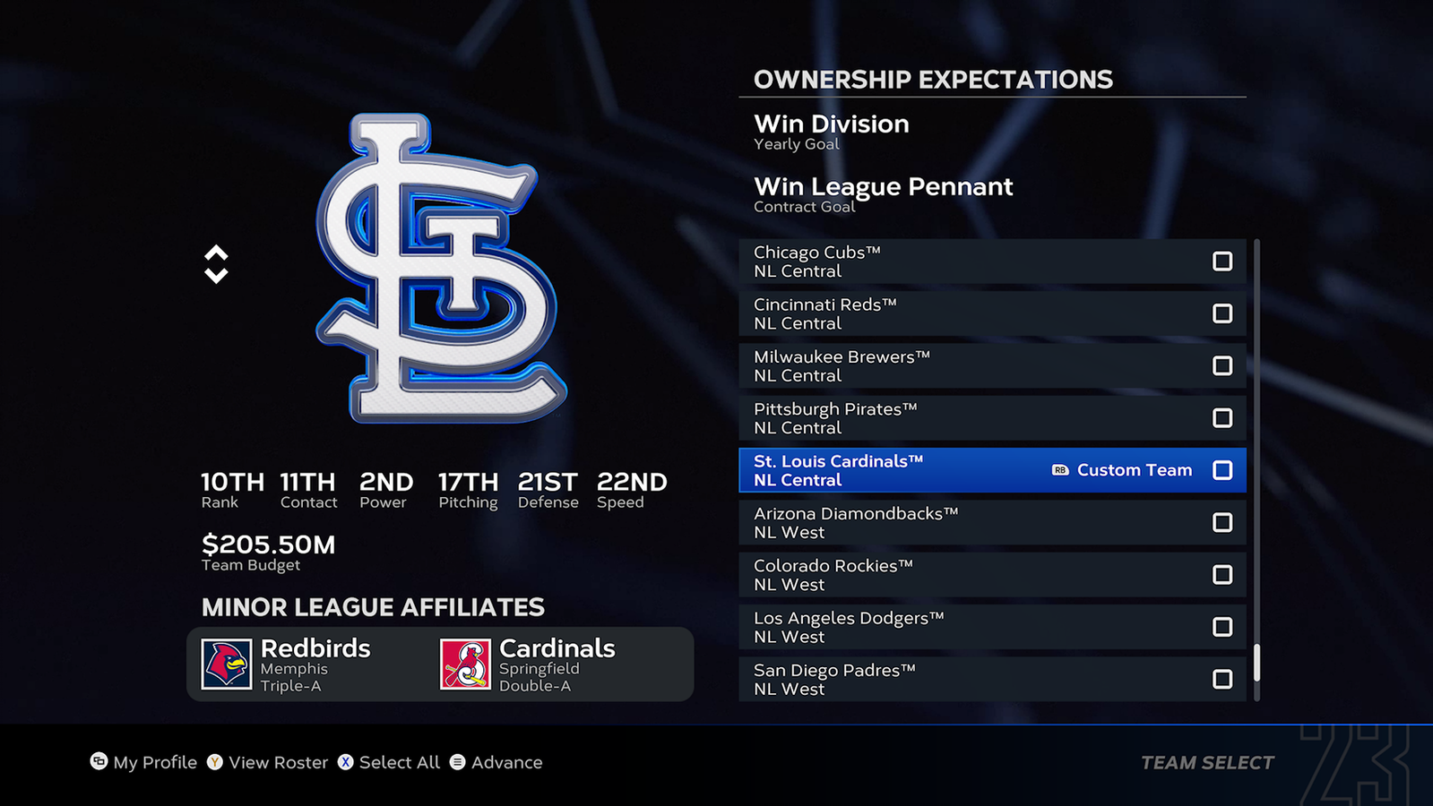 mlb-the-show-23-franchise-mode-teams 