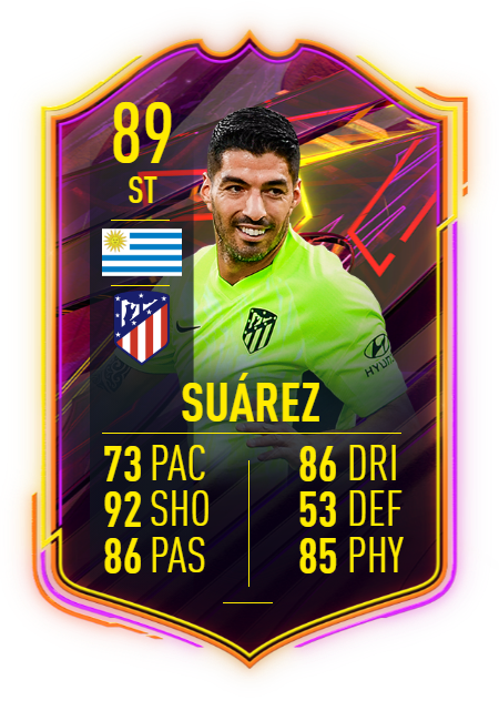 TOP MAN! Suarez is the highest-rated OTW player after two IF cards