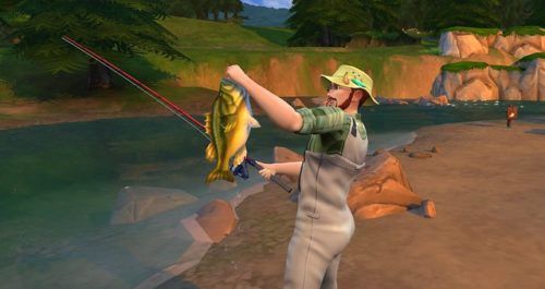 sim fishing