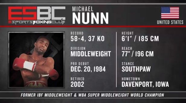 Michael Nunn in eSports Boxing Club