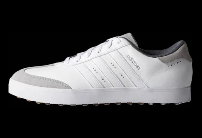 Best golf shoes under 100 adidas product image of a single white shoe.