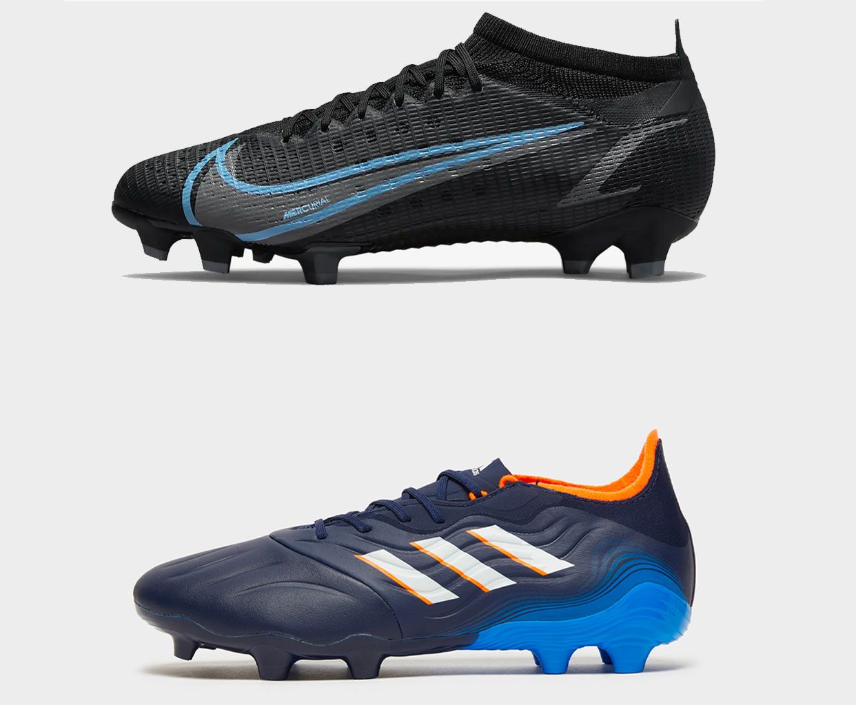 nike cleats vs adidas cleats football