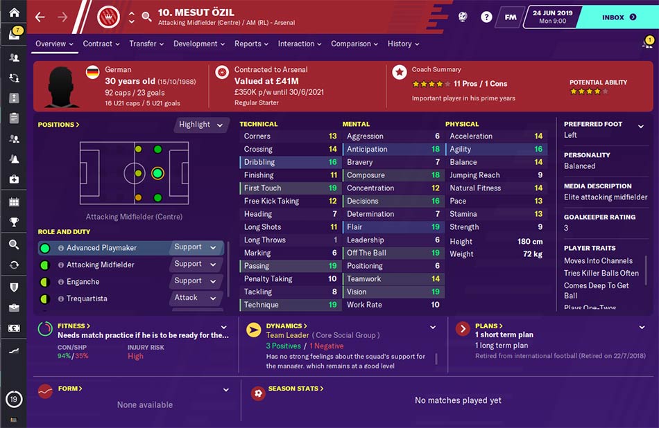 football manager 2017 best players list
