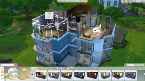 how to build a house on sims 4