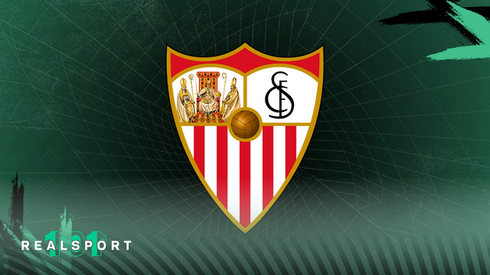 Sevilla badge with green background