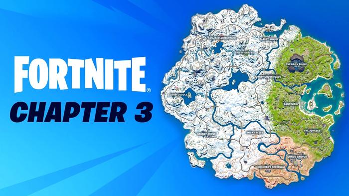 fortnite chapter 3 map snow