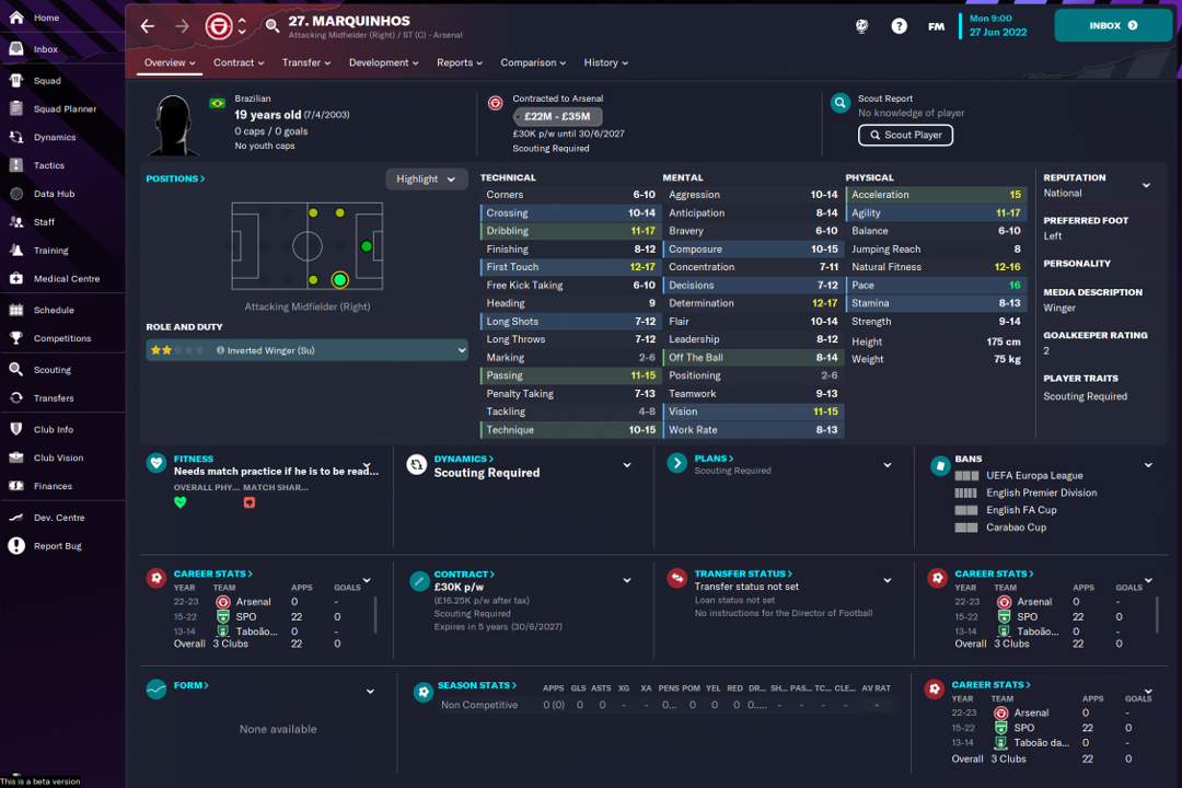 Football Manager 2023 Roque