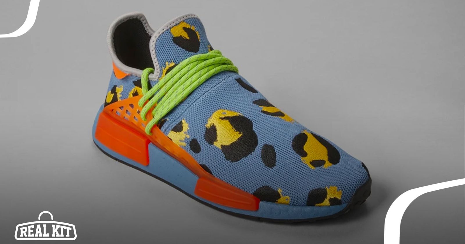 Another 'Animal Print' Pharrell x Adidas NMD Hu Colorway Is Releasing Soon