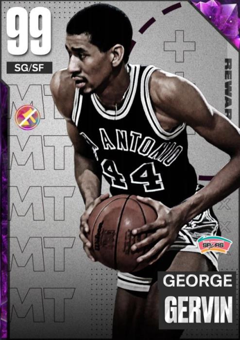 NBA 2K23 George Gervin 99 OVR MyTeam card