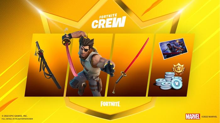 Fortnite Crew Pack For August is Wolverine Zero