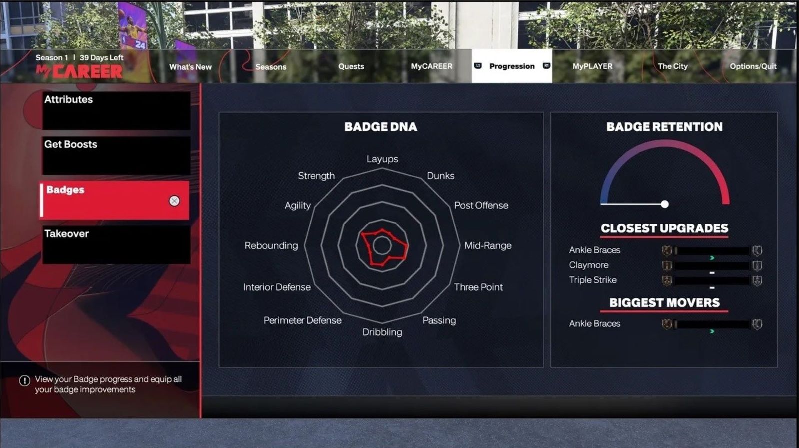 NBA 2K24 comes with a revamped badge system