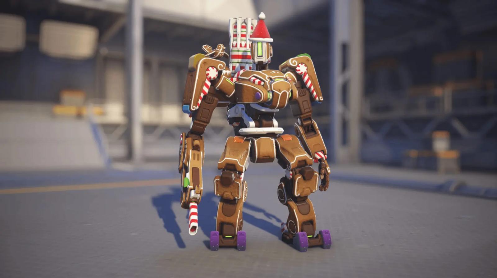 Gingerbread Bastion in Overwatch 2