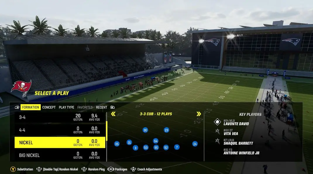 The 46 defensive playbook in Madden 24