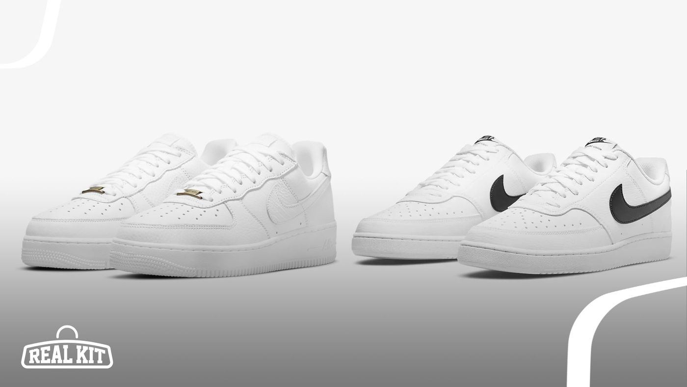 Masculinidad Hassy Incompetencia Air Force 1 vs Court Vision - What's the difference?