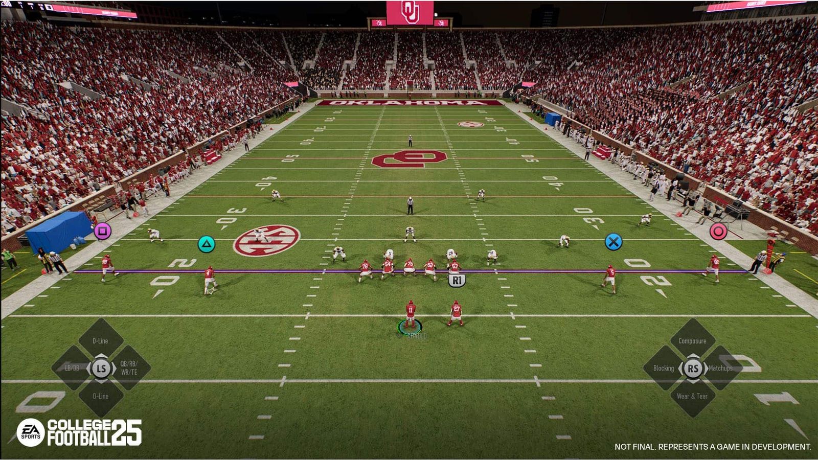 EA Sports College Football 25 In-Game Footage