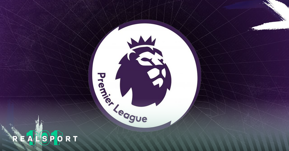Premier League logo with blue background