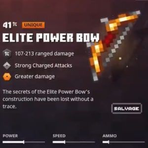 Elite Power Bow Minecraft Dungeons