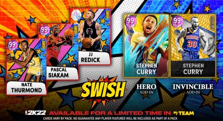 NBA 2K22 MyTEAM Swish Packs
