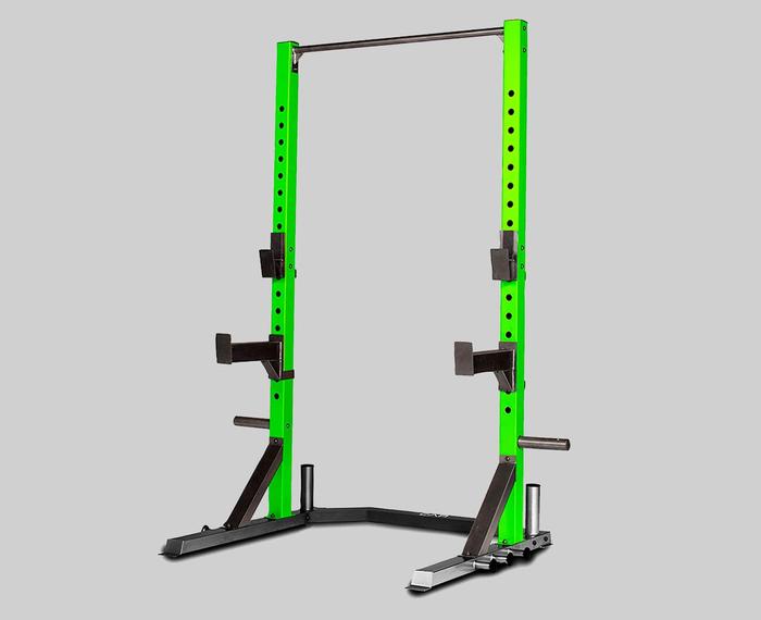Best power cage CAP Barbell product image of green-framed half-cage.