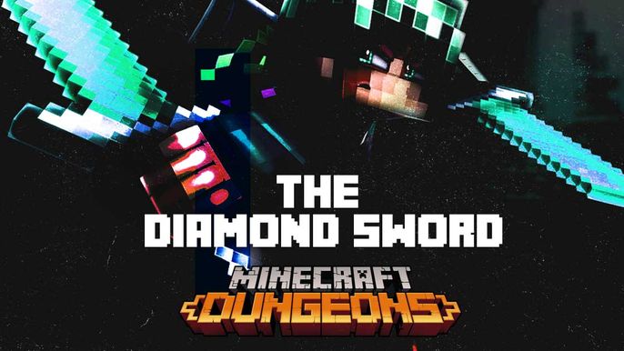 Minecraft Dungeons How To Get The Diamond Sword Guide Tips Location And More - roblox minecraft diamond sword