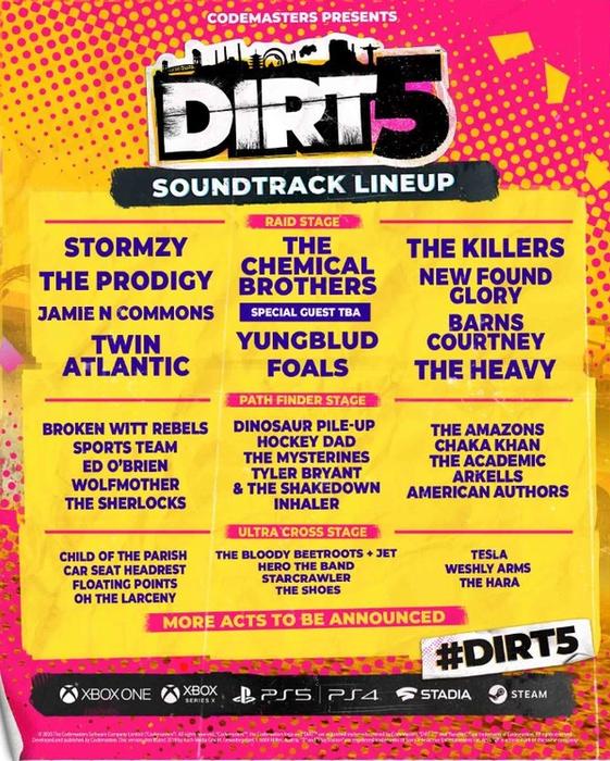 dirt 5 soundtrack poster