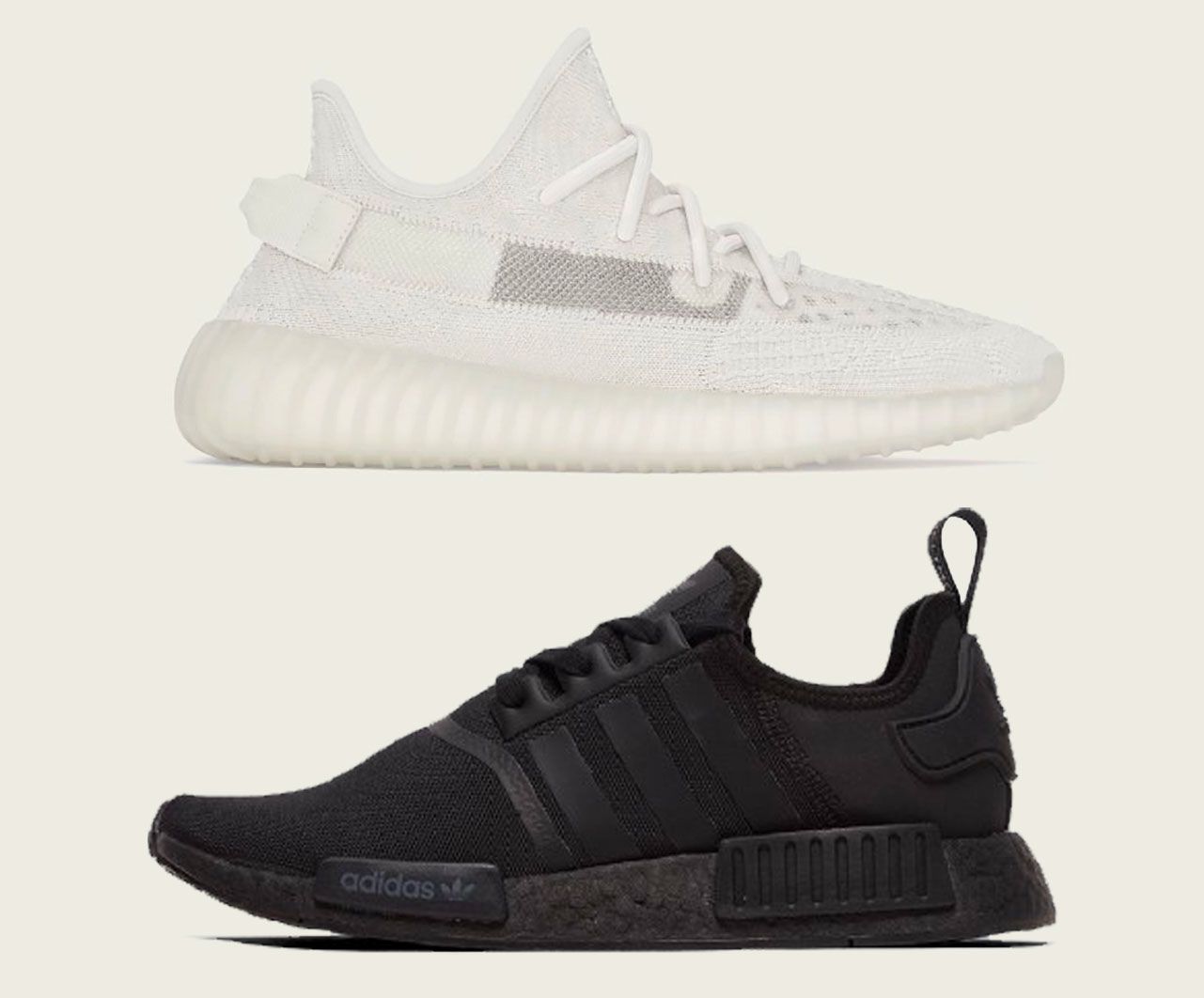 Yeezy fit best sale vs nmd