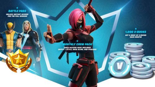 fortnite monthly crew pack promo