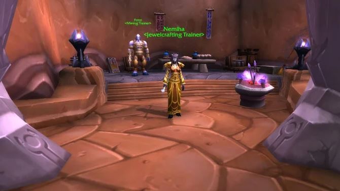 WoW Classic TBC jewelcrafting trainers shattrath city