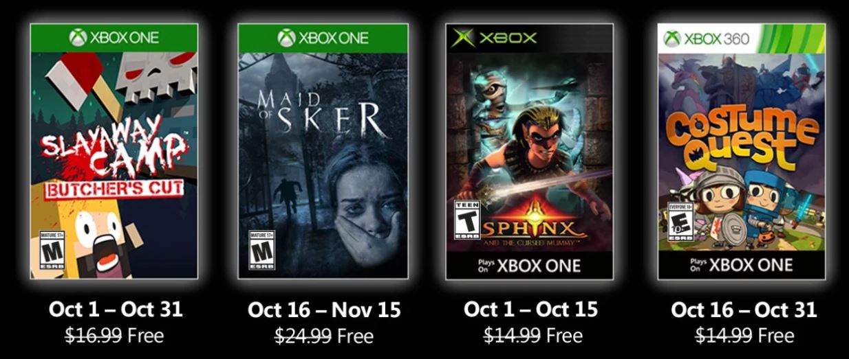 xbox games with gold october 2020