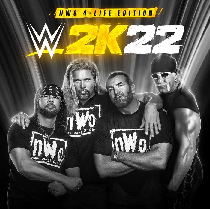WWE 2K22 nWo 4 Life Edition cover art.