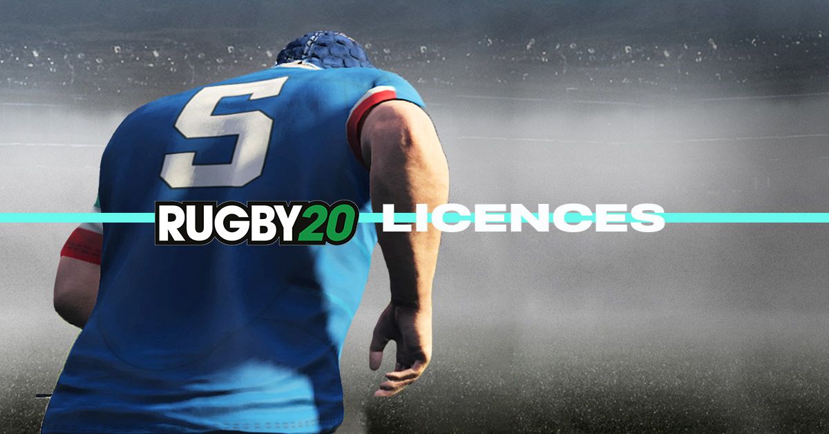 Rugby 20 Licences: Every single club and national team you can