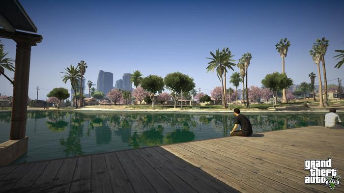 PS5 GTA 5 Remake Lake Relax Los Santos