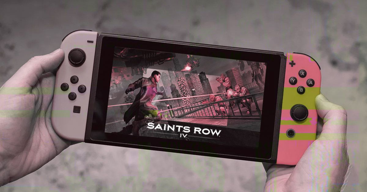 saints row 4 nintendo switch release date