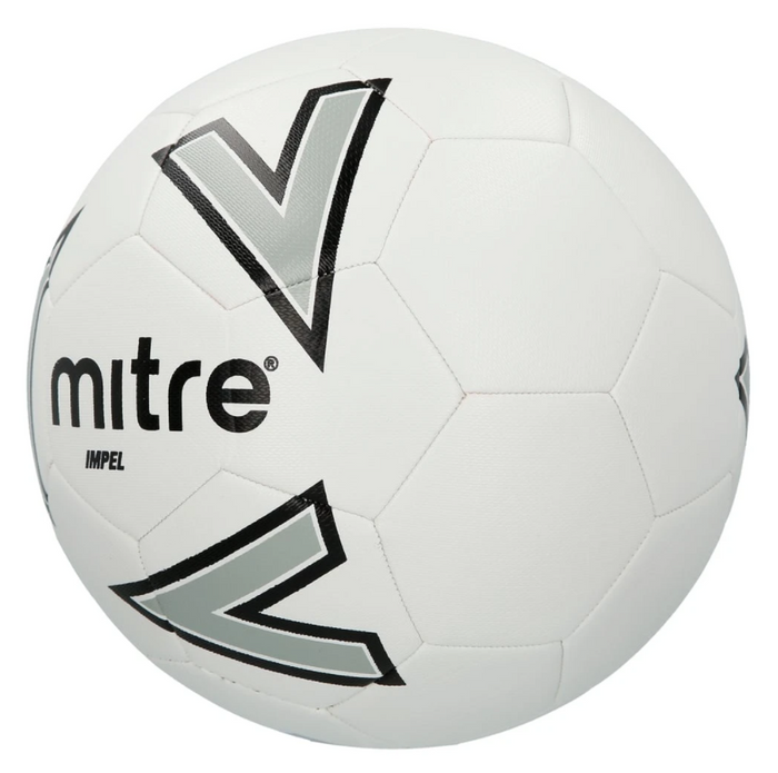 Best footballs Mire product image of a white ball grey arrow details