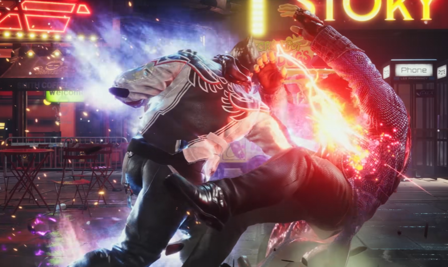 A screenshot from the Tekken 8 Jin Kazama Gameplay Trailer.