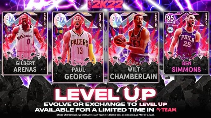 NBA 2K22 MyTEAM Level Up Packs