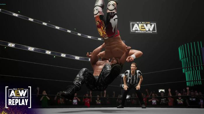 AEW Fight Forever screenshot Kenny Omega Jon Moxley Aubrey Edwards