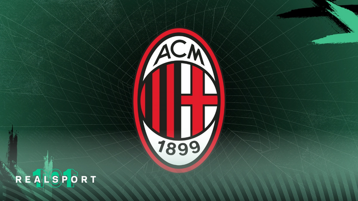 AC Milan badge with green background