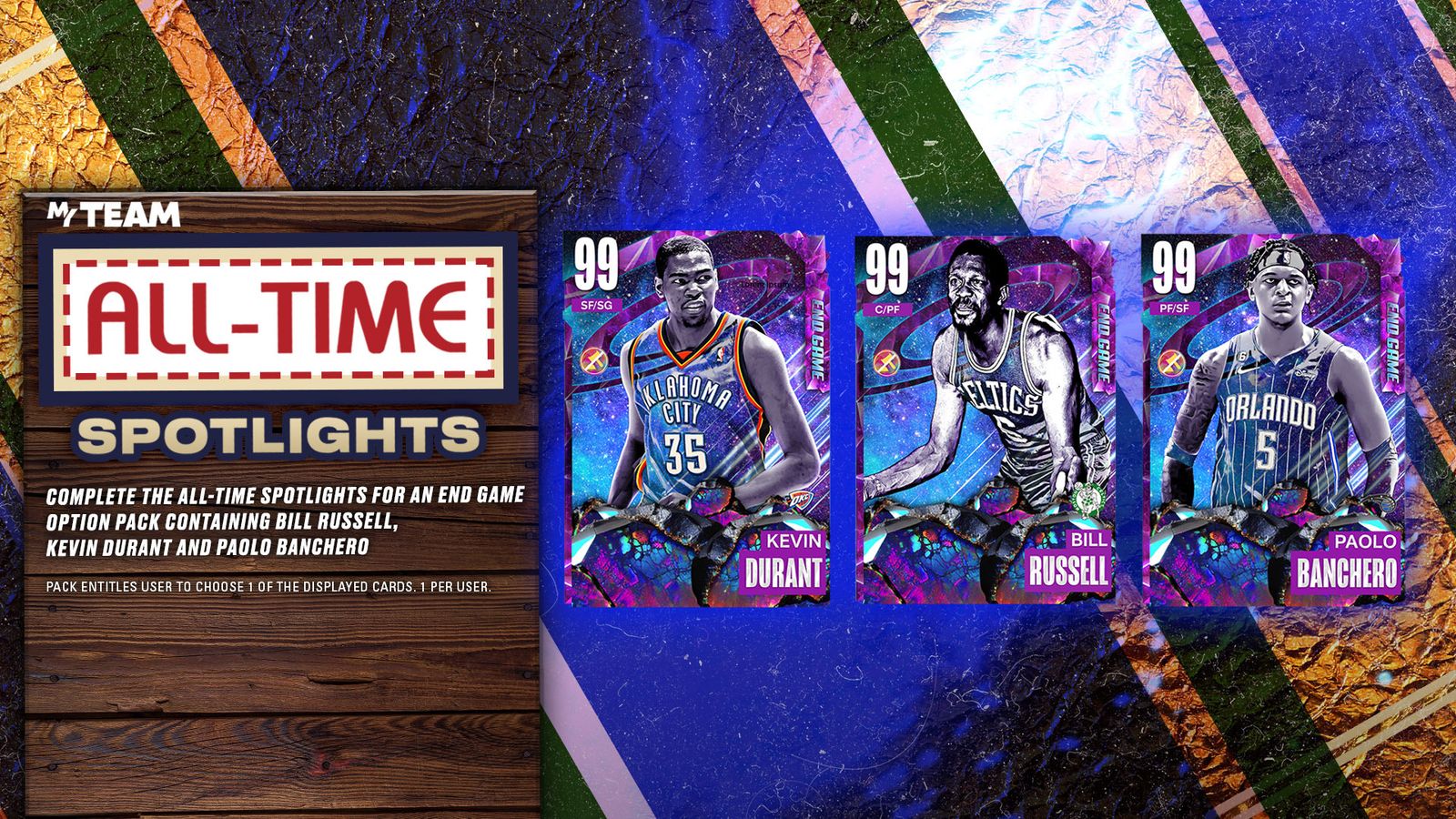 NBA 2K23 End Game cards