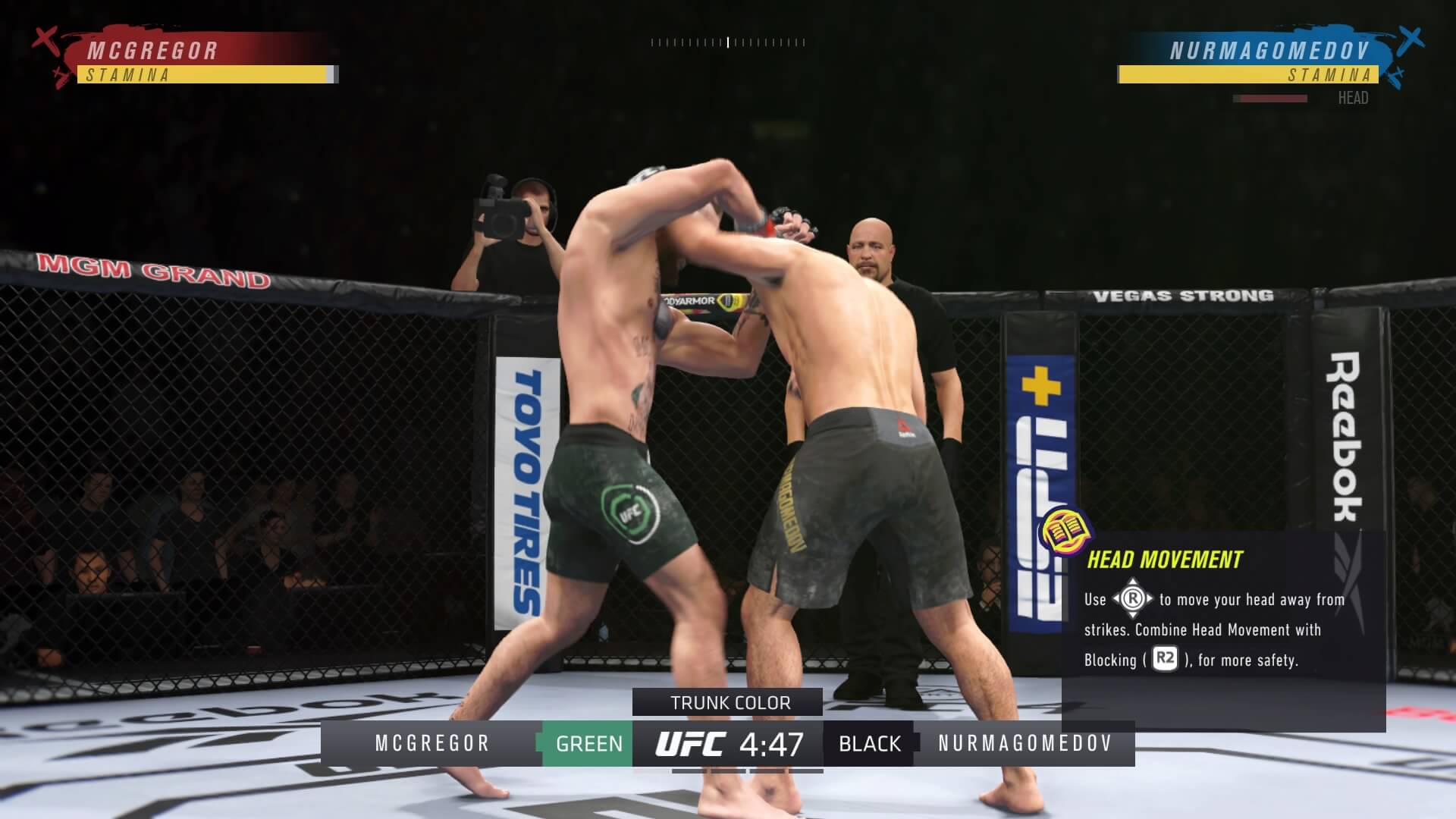 clinch in ufc 3