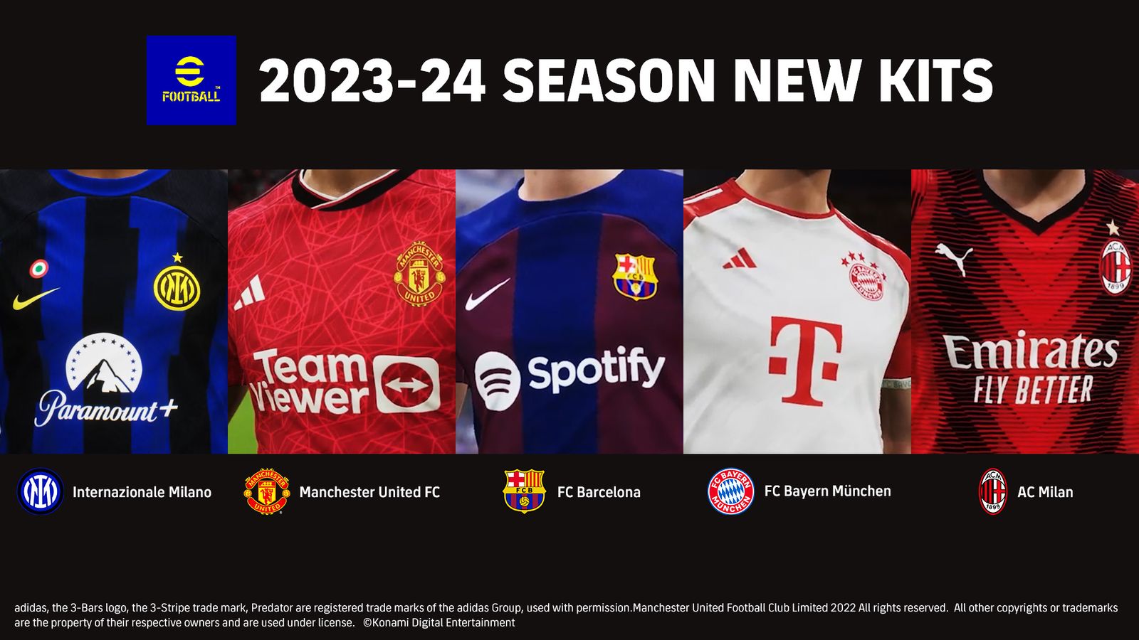 eFootball 2024 New Kits