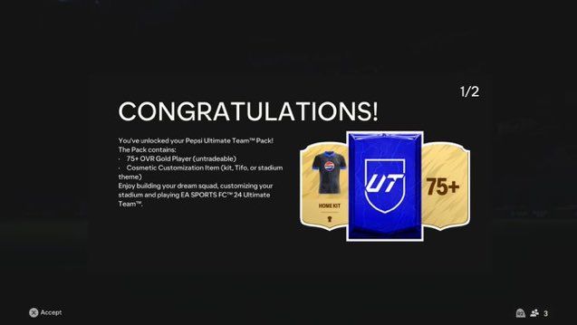 EA FC 24 Pepsi promo: how to get 10 free Ultimate Team Packs with 'Every  Pepsi Wins' - Mirror Online