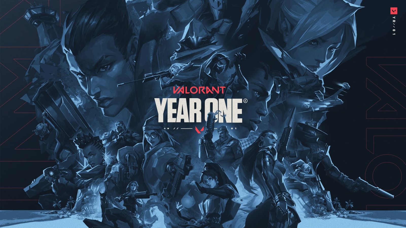 Valorant Mobile Year One Graphic